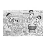 Mommy & Me: Ubuntu Days | South African Culture Coloring Book for Moms & Daughters