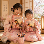 Mommy & Me: Sakura Days | Japanese Culture Coloring Book for Moms & Daughters