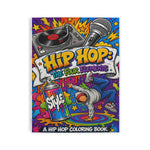 Hip Hop The Four Elements Coloring Book for Adults | Graffiti Street Art DJ Breakdance Rap