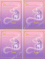 Braids and Stardust Valentine Exchange Cards