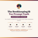Bookkeeping & Tax AI Prompts Bundle