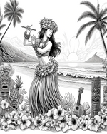 Shades of You: Aloha Hues Coloring Book