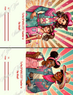 Giddy Up and Glitter Valentine Exchange Cards