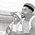 Shades of You: Father/Son Edition Coloring Book