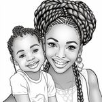 Shades of You: Mommy/Daughter Edition Coloring Book