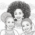 Shades of You: Mommy/Daughter Edition Coloring Book