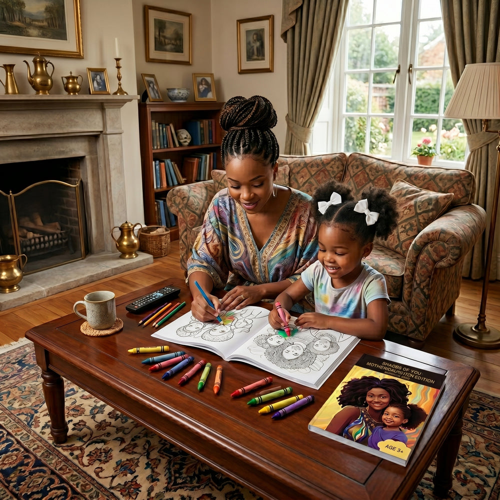 Shades of You: Mommy/Daughter Edition Coloring Book