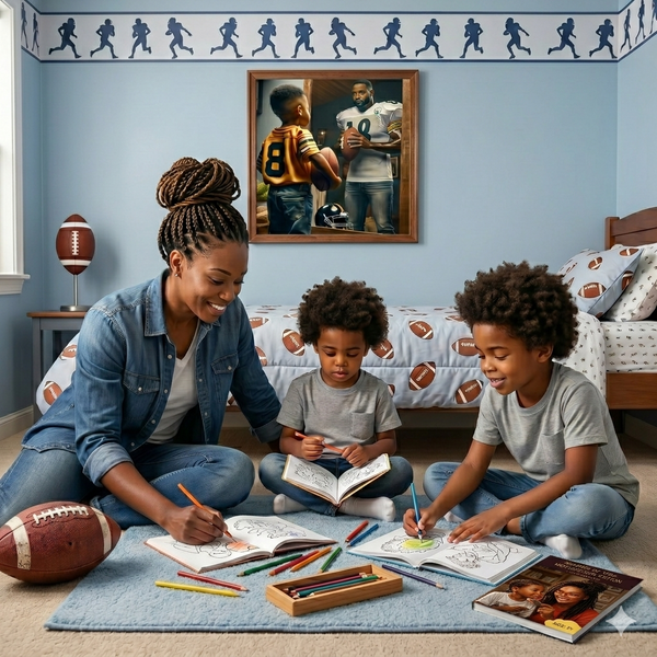 Shades of You: Mother/Son Edition Coloring Book