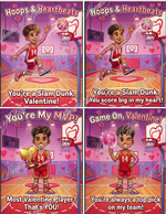 Hoops and Heartbeats Valentine Exchange Cards