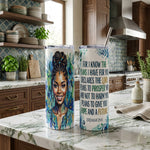 Radiant Promise: The Jeremiah 29:11 Watercolor Tumbler