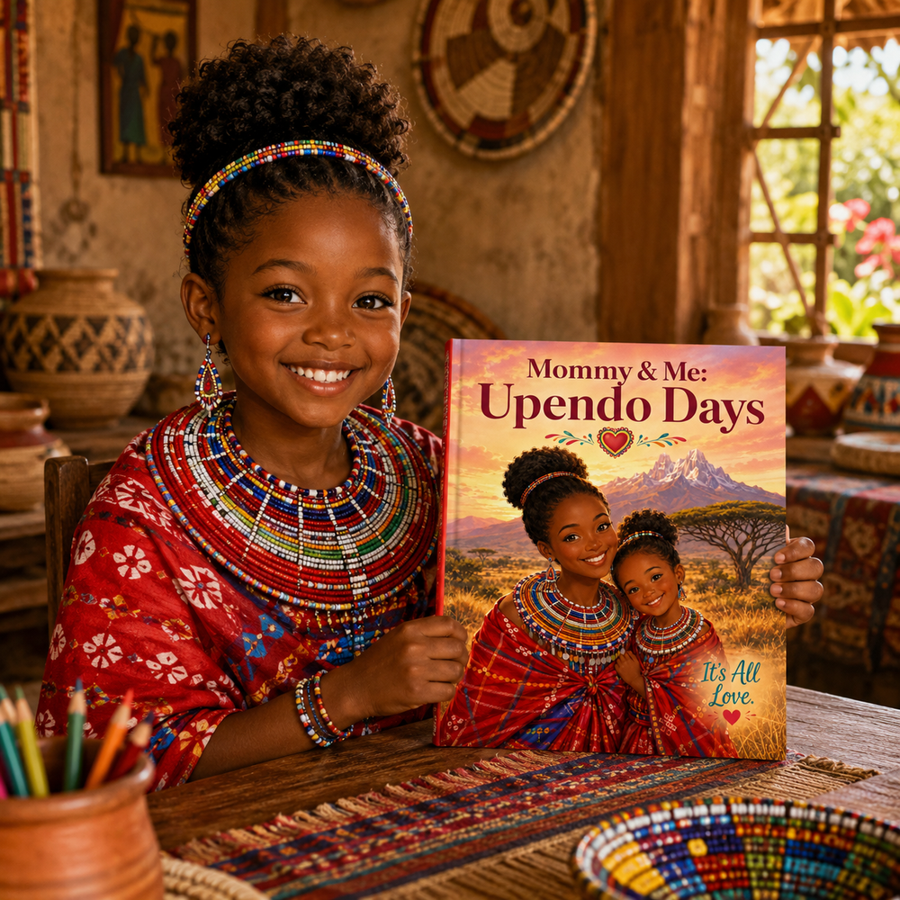 Mommy & Me: Upendo Days | Kenyan Culture Coloring Book for Moms & Daughters