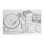 Hip Hop The Four Elements Coloring Book for Adults | Graffiti Street Art DJ Breakdance Rap