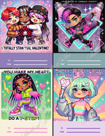 K-Pop Valentine Exchange Cards