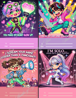 K-Pop Valentine Exchange Cards