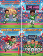 Little MVPs Valentine Exchange Cards