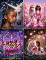 Braids and Stardust Valentine Exchange Cards