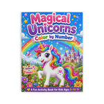 Magical Unicorns Color by Number - Kids Activity Book Ages 5-10