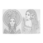 Crowned & Unbothered | Adult Coloring Book Celebrating Black Women with Locs, Braids & Twists