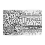 Hip Hop The Four Elements Coloring Book for Adults | Graffiti Street Art DJ Breakdance Rap