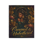 Crowned & Unbothered | Adult Coloring Book Celebrating Black Women with Locs, Braids & Twists