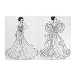 Spotlight & Silk Fashion Coloring Book for Adults