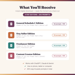 Bookkeeping & Tax AI Prompts Bundle