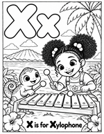 Little Shades: Alphabet Coloring Book