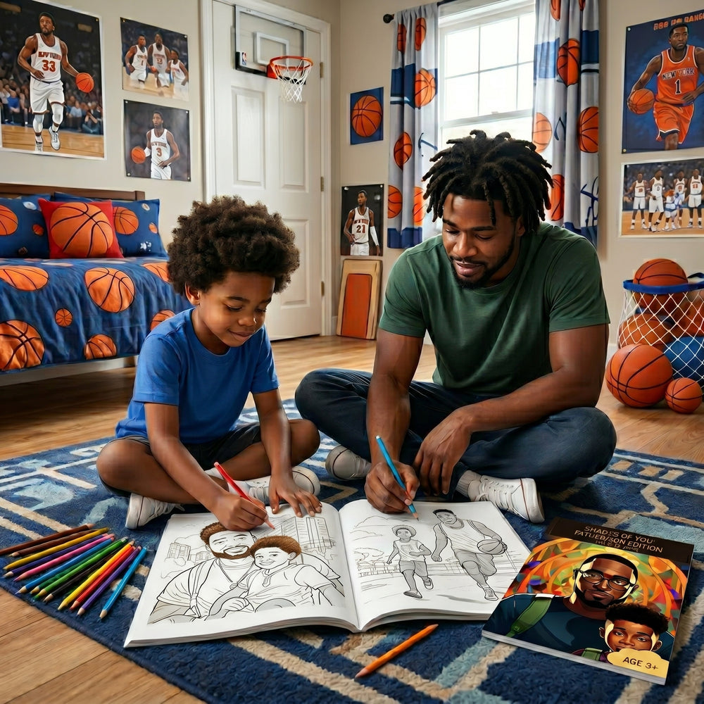 Shades of You: Father/Son Edition Coloring Book
