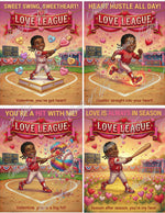 Big League Love Valentine Cards