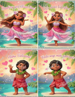 Hula Love Valentine Cards