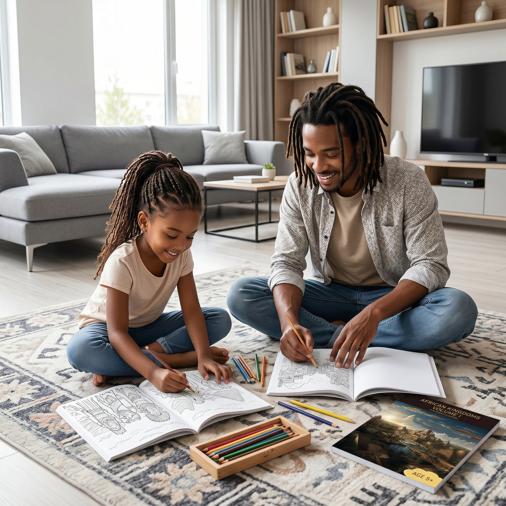 African Kingdoms Volume I Coloring Book